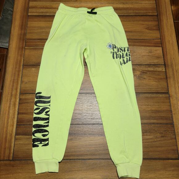 2Pc Justice LS Hoodie & Sweat Pants "Positive Thoughts Daily" - Size L (12/14) - Picture 5 of 15